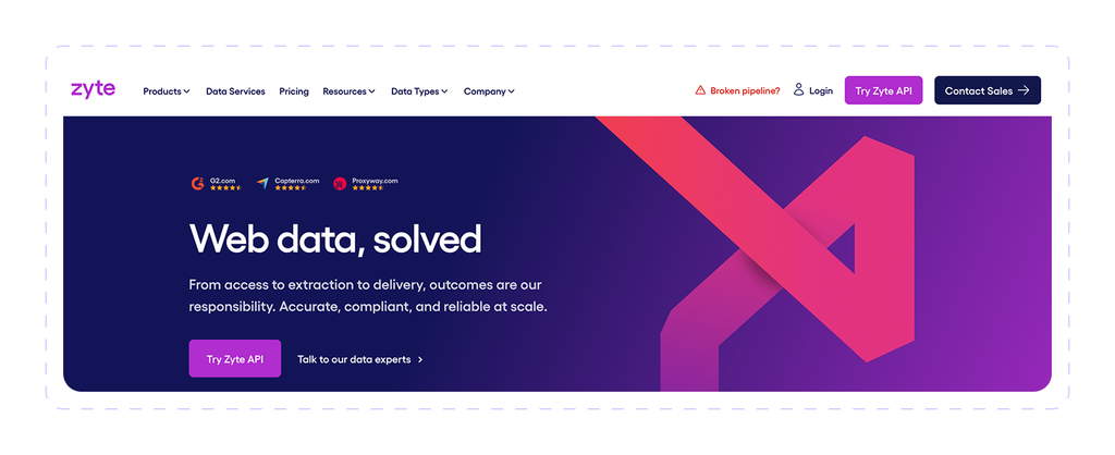 zyte banner