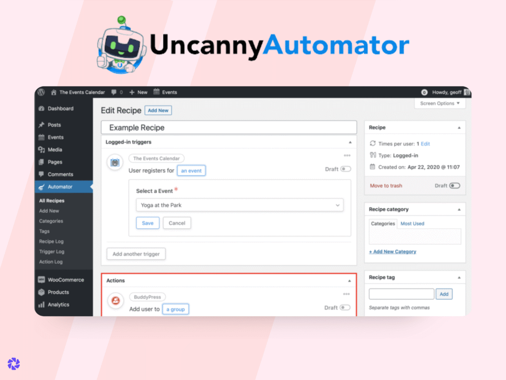 uncanny automator
