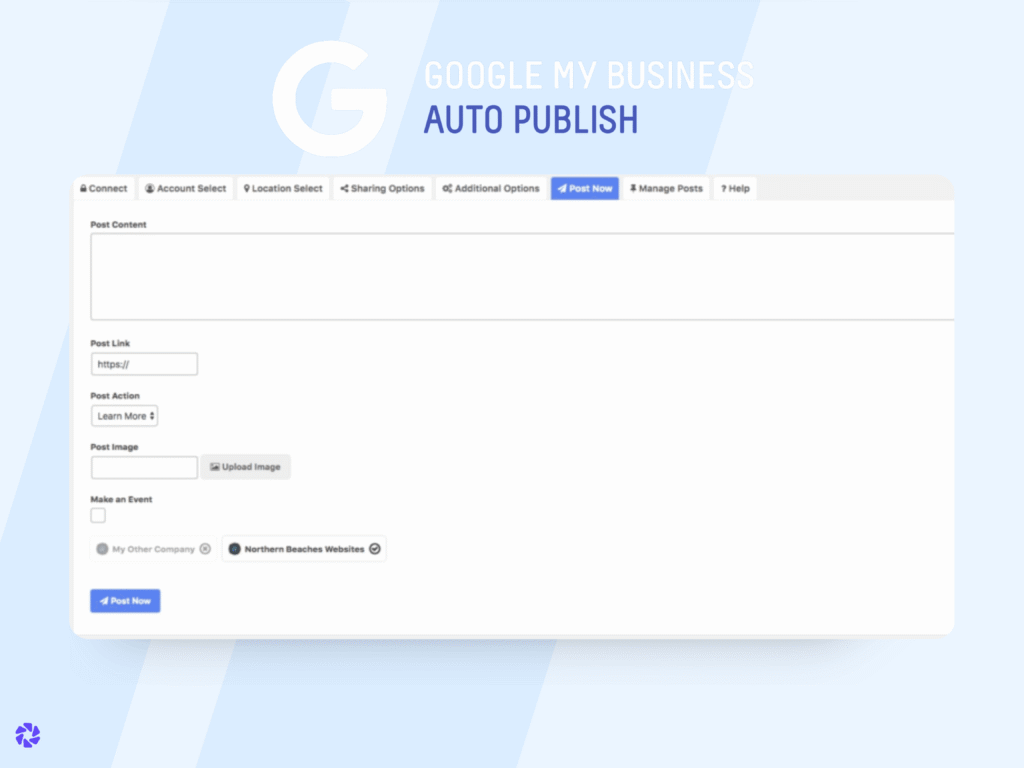 google my business autopublish