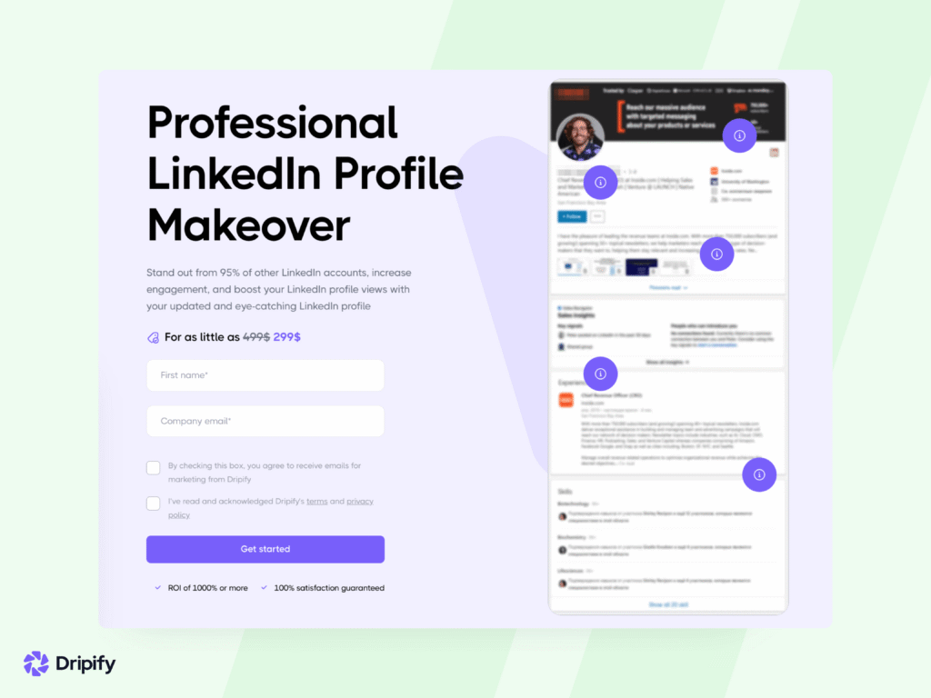 LinkedIn Profile Makeover Dripify: Boosts and Optimizes Your Profile Safe