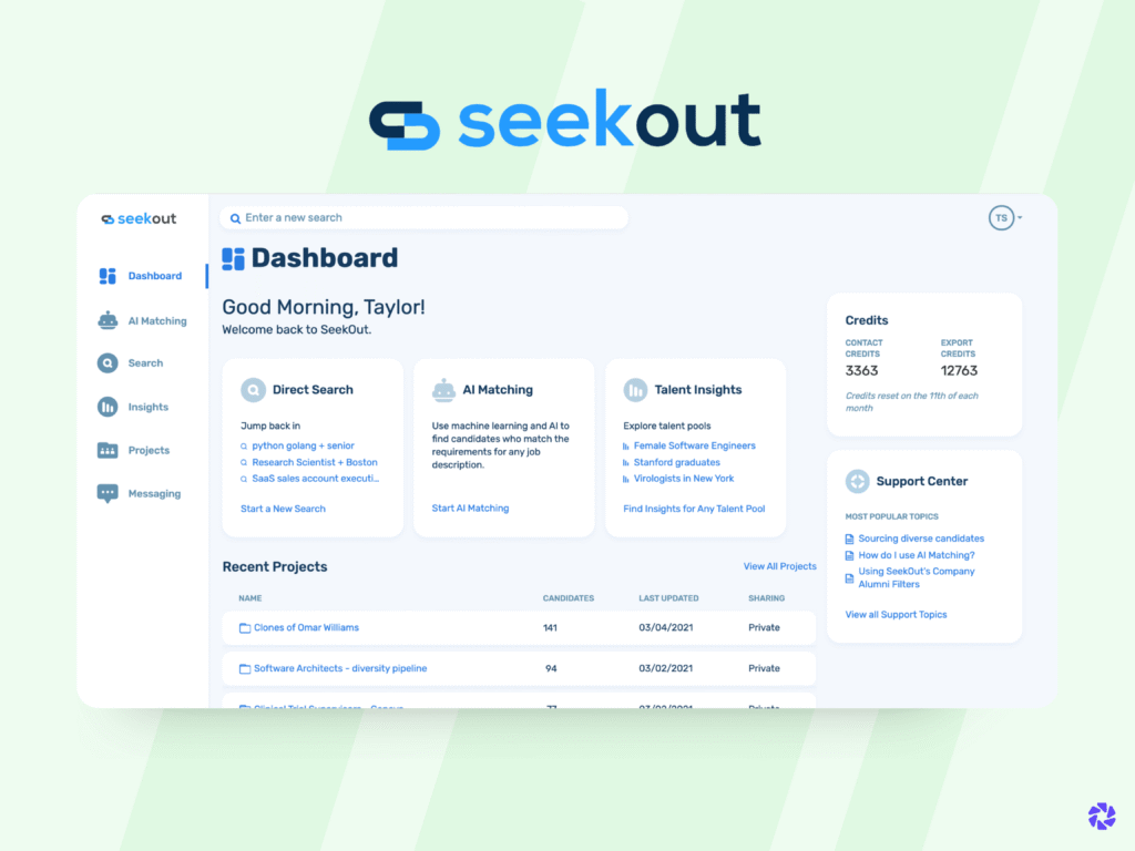 Best recruitment automation Tools: SeekOut