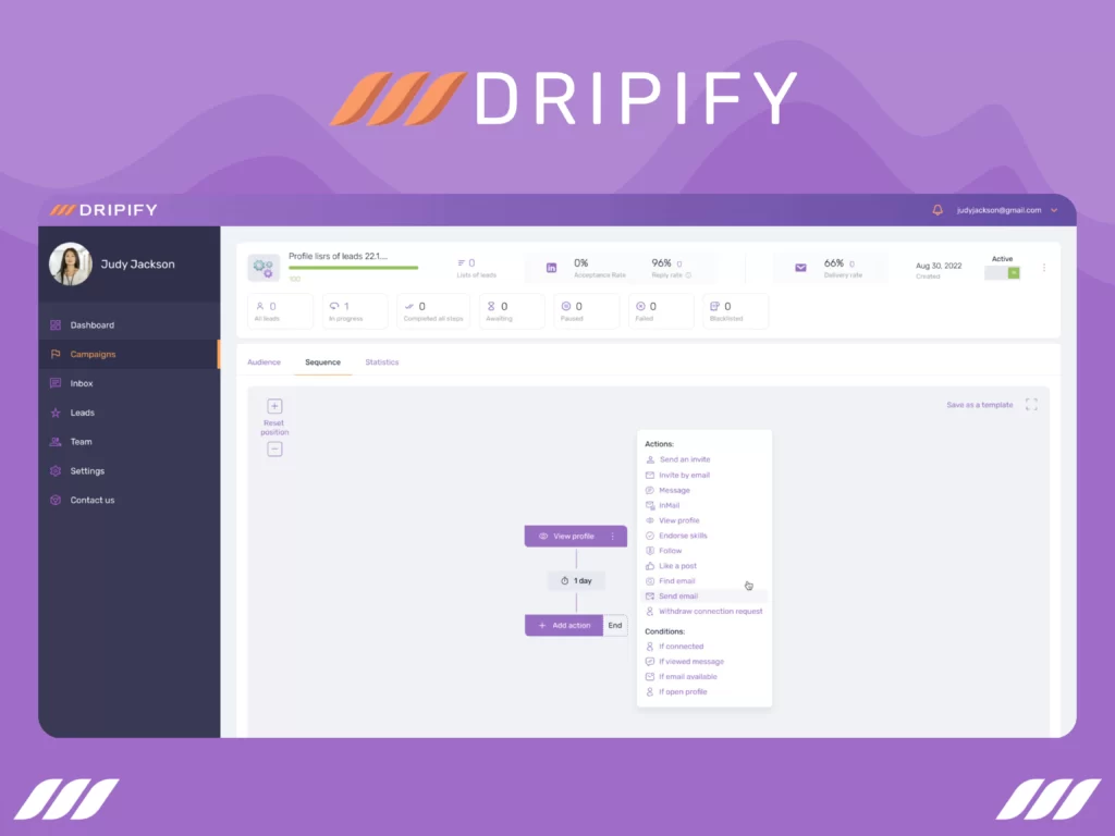 Dripify: Best LinkedIn Email Extractor Tools