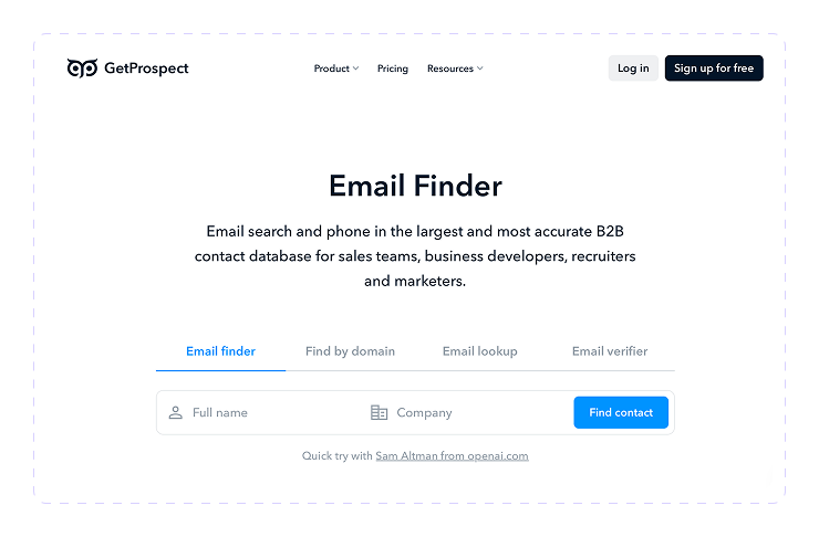 Getprospect banner
