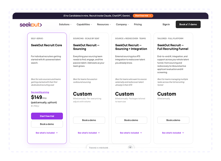 seekput pricing