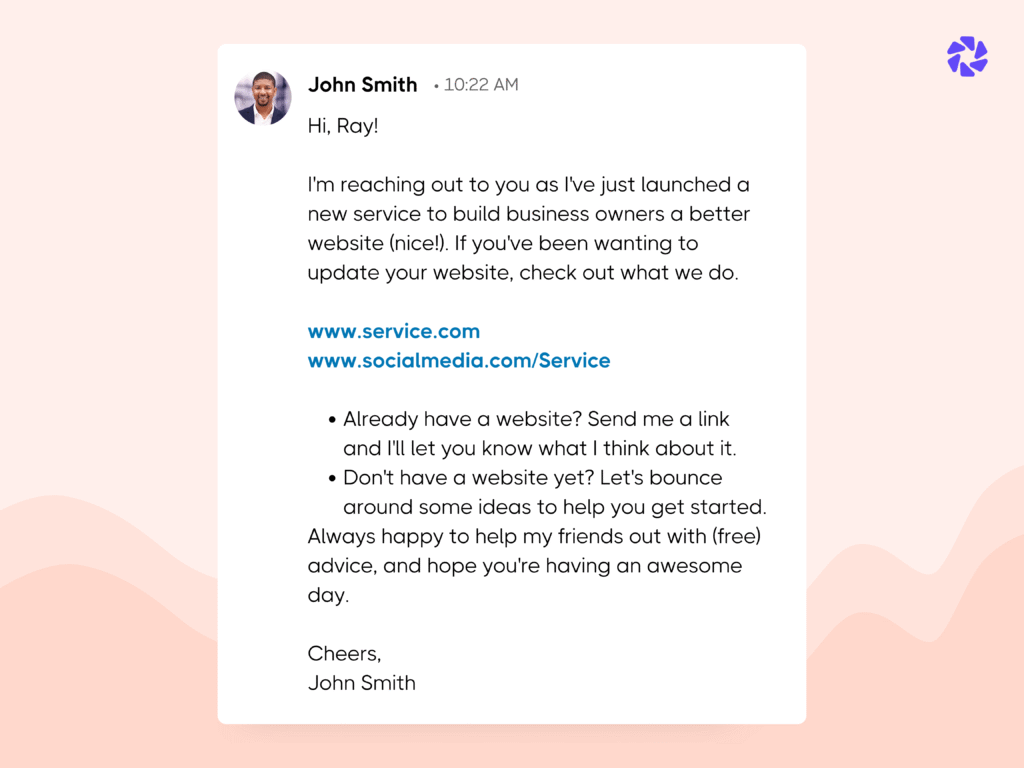 Mass Message on LinkedIn: Free Offer