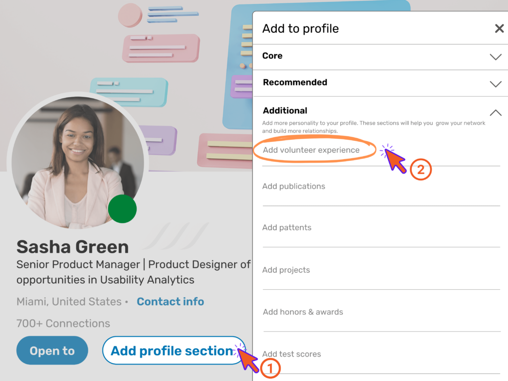 Add Volunteer Work On LinkedIn