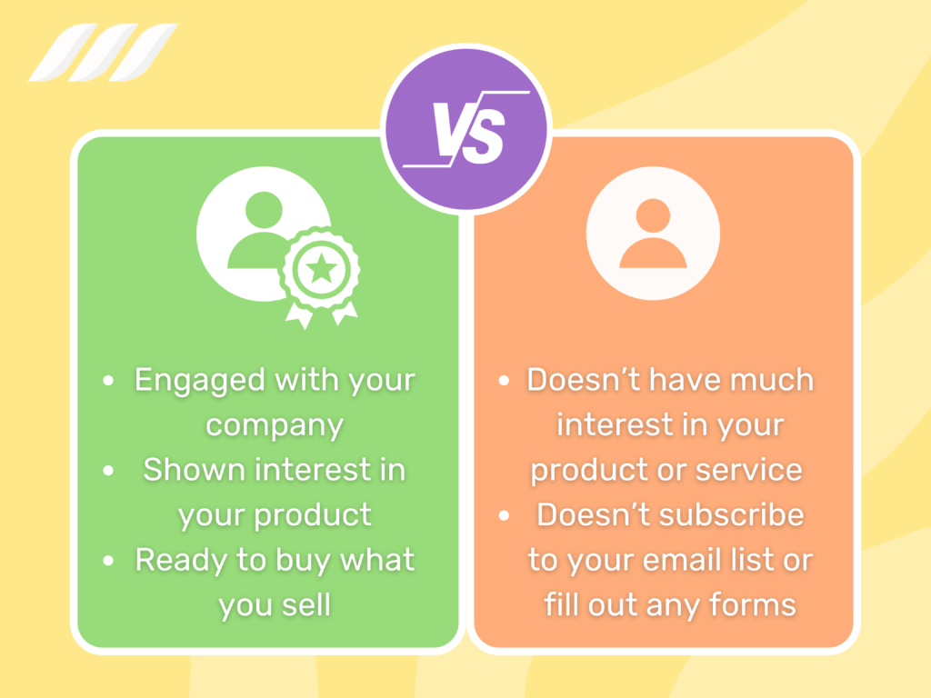 Qualified Leads VS Unqualified Leads