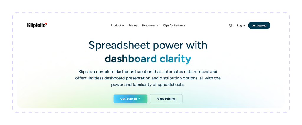 klipfolio banner