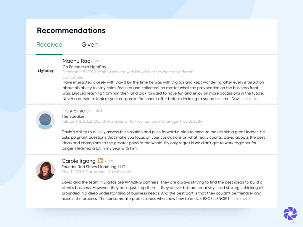 Improve LinkedIn Profile: Request Recommendations