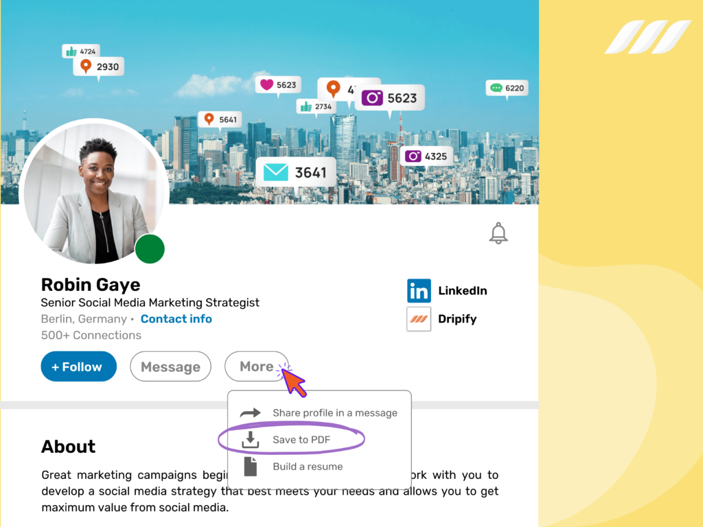 How to Download Resume from LinkedIn