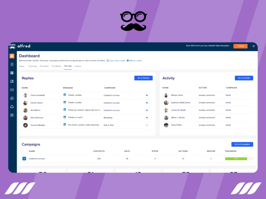 Best LinkedIn Lead Generation Tools: Meet Alfred