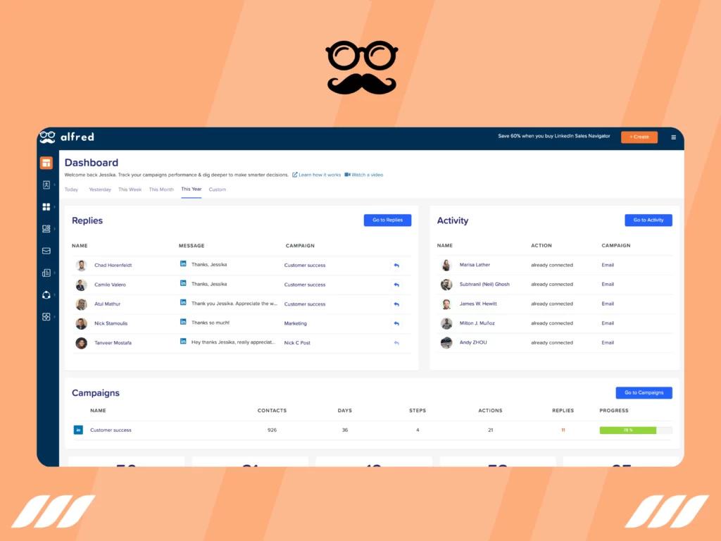 Best LinkedIn Automation Tools: MeetAlfred