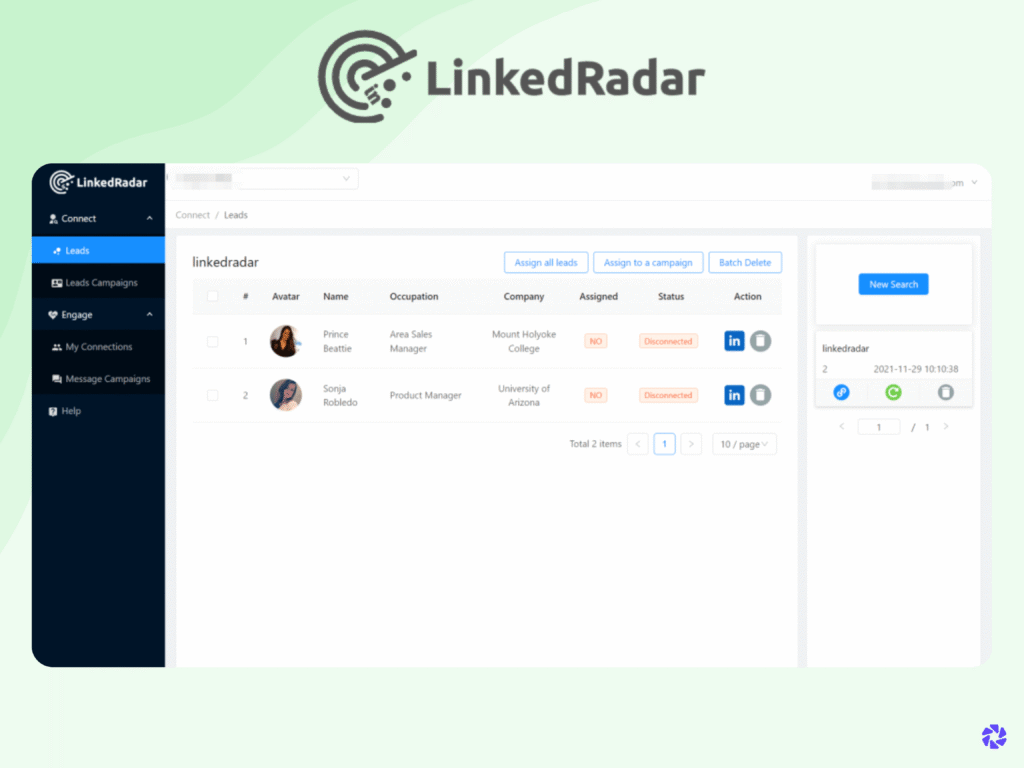 Best LinkedIn Automation Tools: Linked-Radar