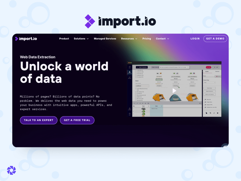 Best Social Media Scraping Tools: Import.io