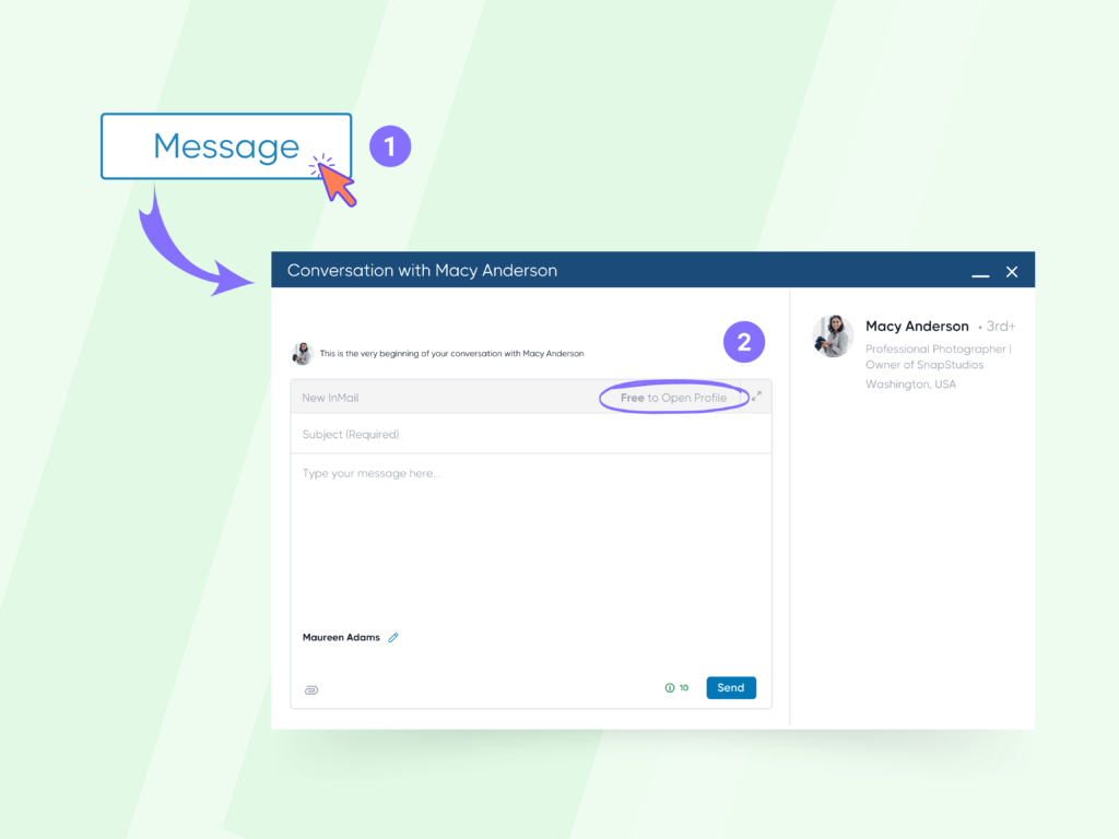 LinkedIn InMail Best Practices: Send Free InMails to Open Profiles