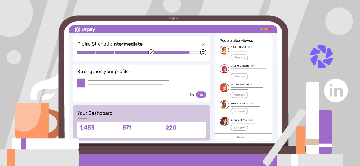 LinkedIn people also viewed feature