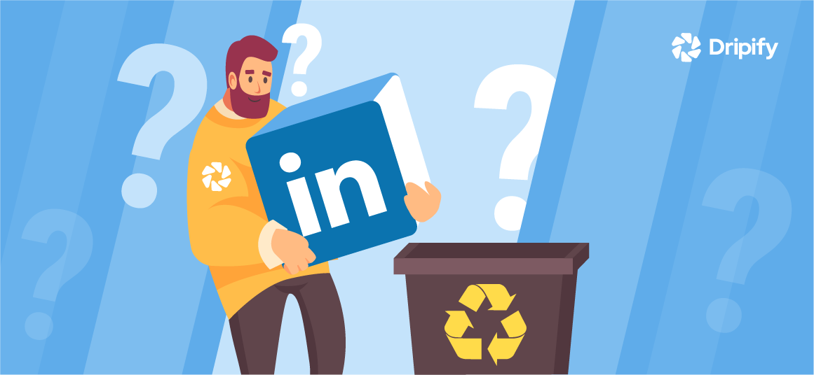 how to delete linkedin account