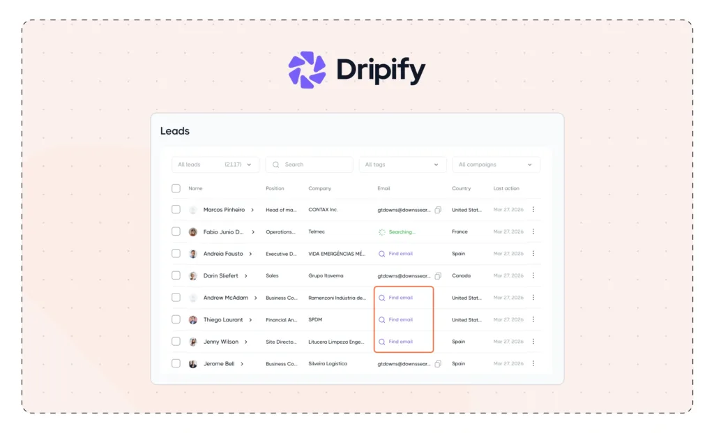 Dripify: Top Email Finder Tools and Services
