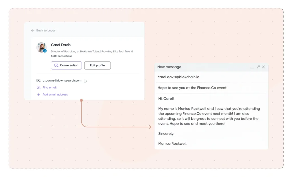 Finding Candidates Email Addresses and Reaching Out Via Email