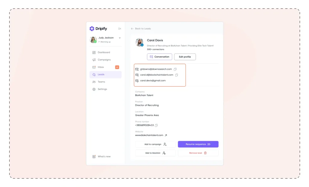 Image-1 Exploring Email Finder in Lead Profiles