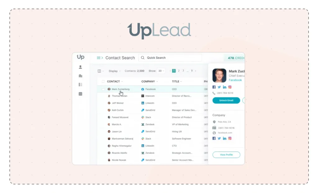Uplead Email Finder Tools
