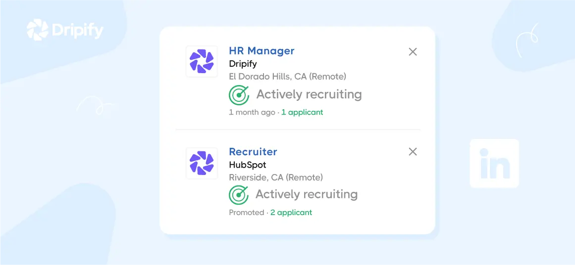 Actively Recruiting on LinkedIn