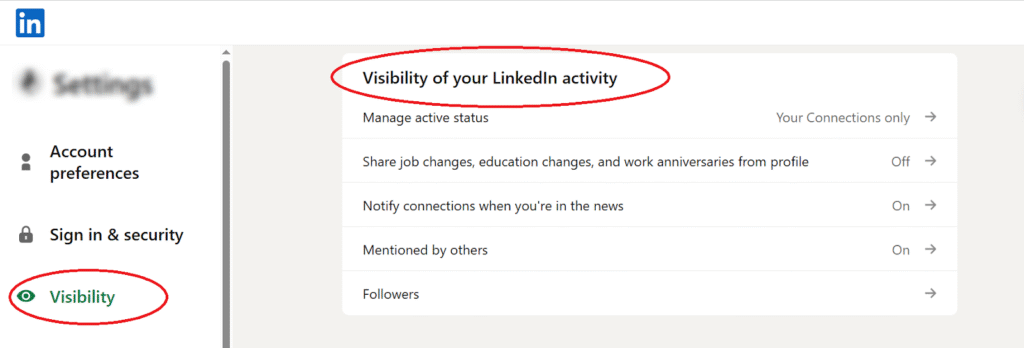 Hiding What People See On LinkedIn About You