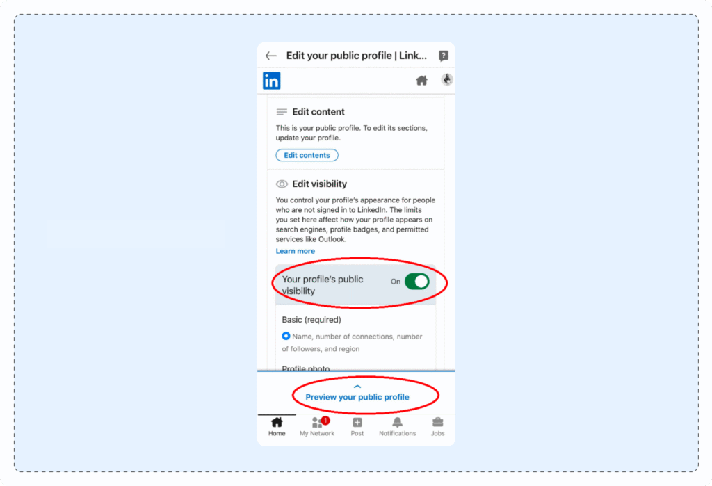 View LinkedIn Profile As Someone Else On App - 3