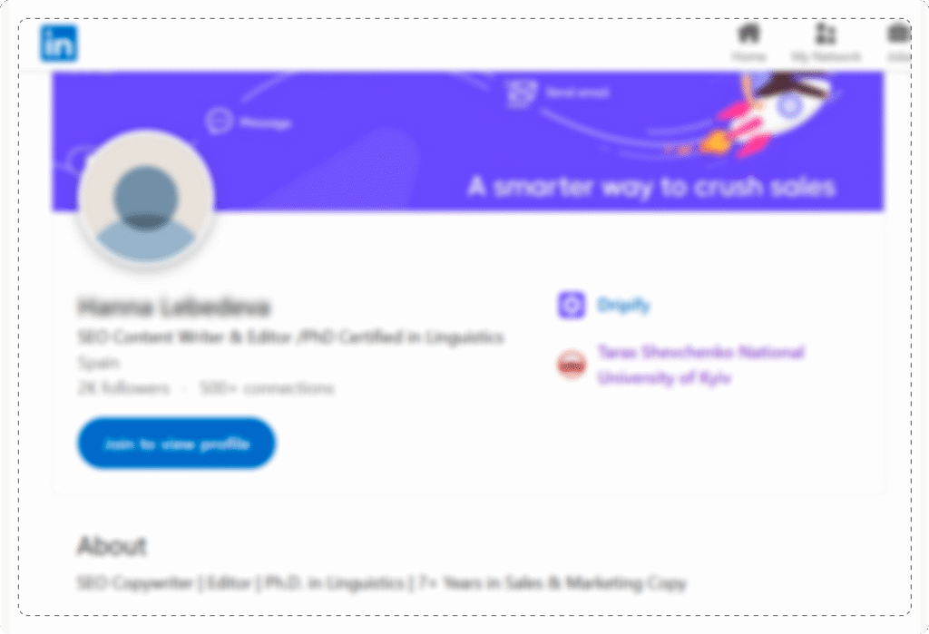 View LinkedIn Profile as Someone Else On Desktop - 10
