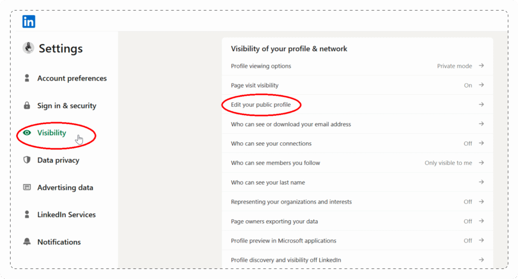 View LinkedIn Profile as Someone Else On Desktop - 2