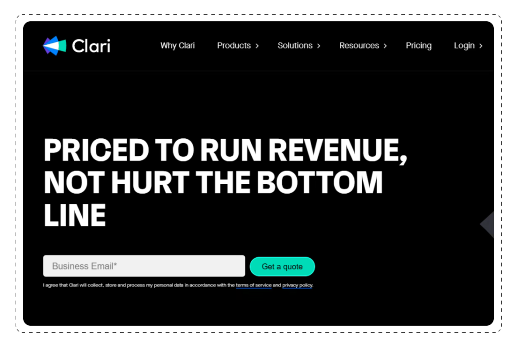 Best Sales Acceleration Tools Clari Pricing