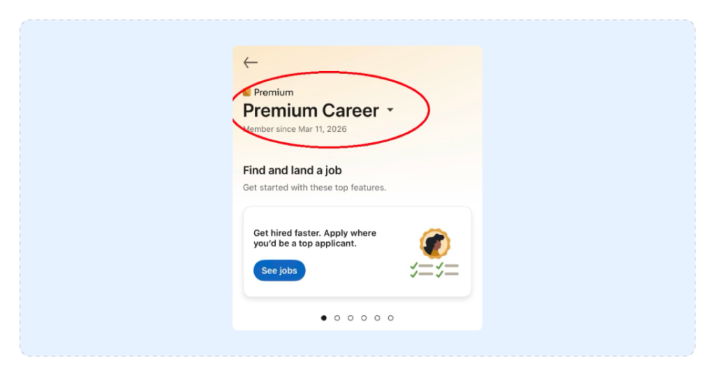Cancel LinkedIn Premium on iPhone or Android Step-3