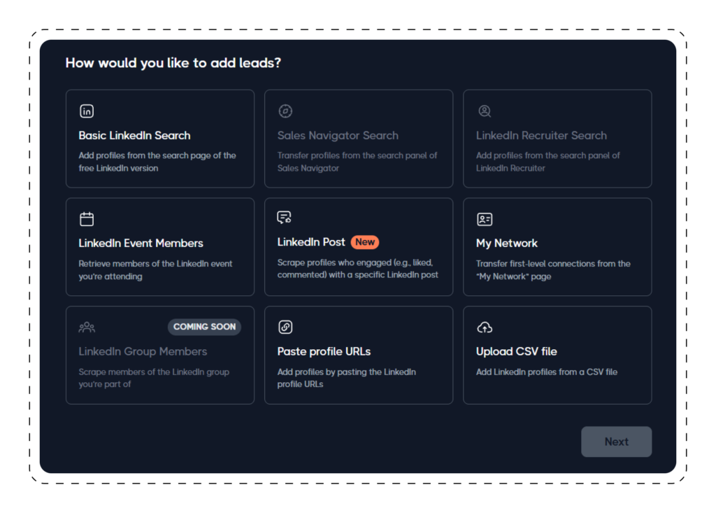 Source demand-ready leads from LinkedIn