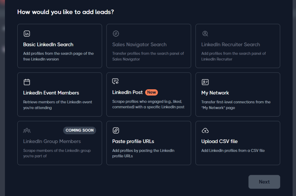 Source demand-ready leads from LinkedIn