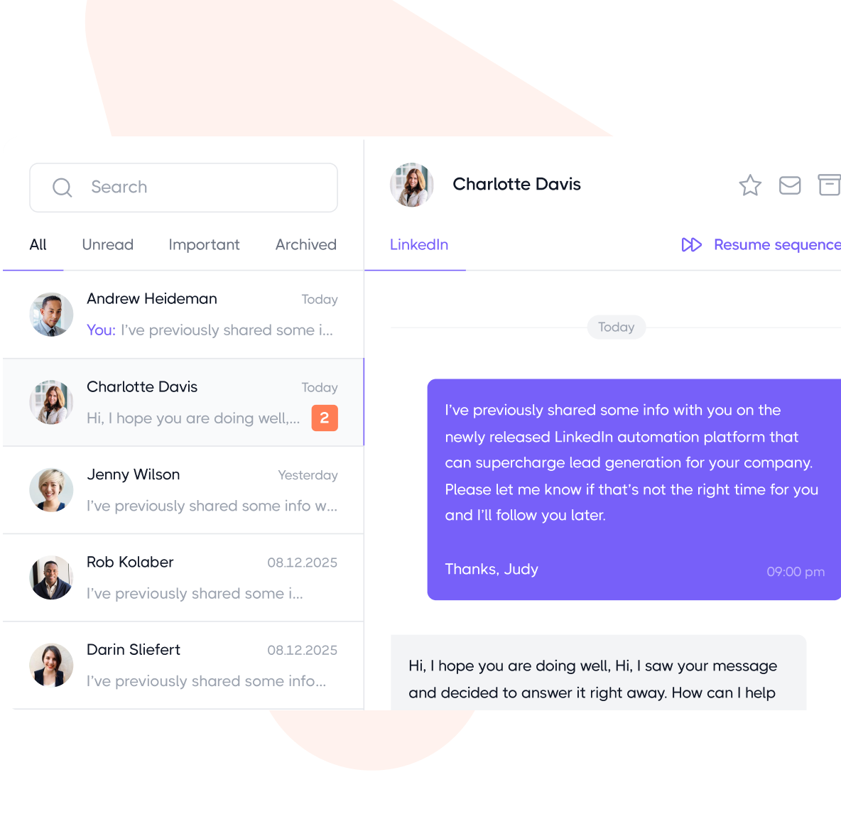 Close deals faster with a multi-channel inbox