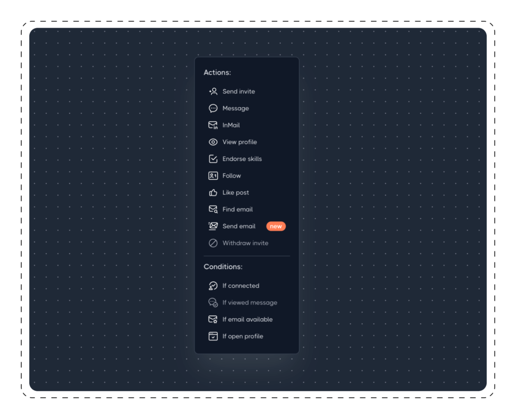 Design Your Sequences in Dripify 1