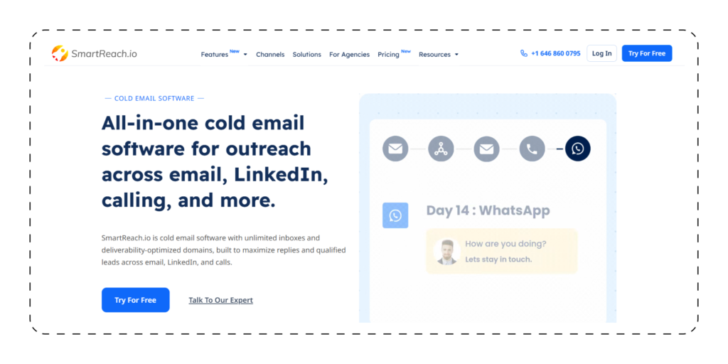 SmartReach IO - Best AI Cold Email Automation Tool