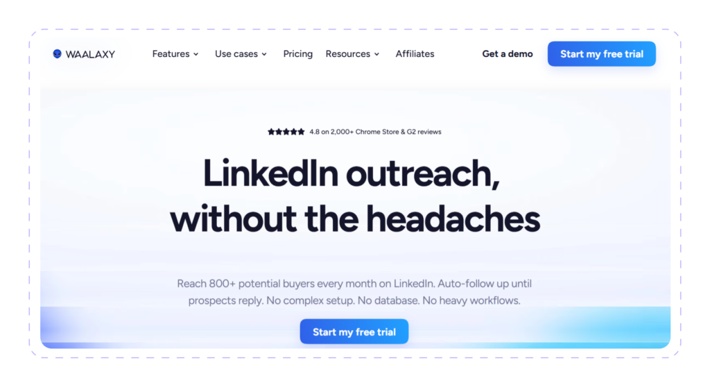 waalaxy Best LinkedIn Chrome Extensions