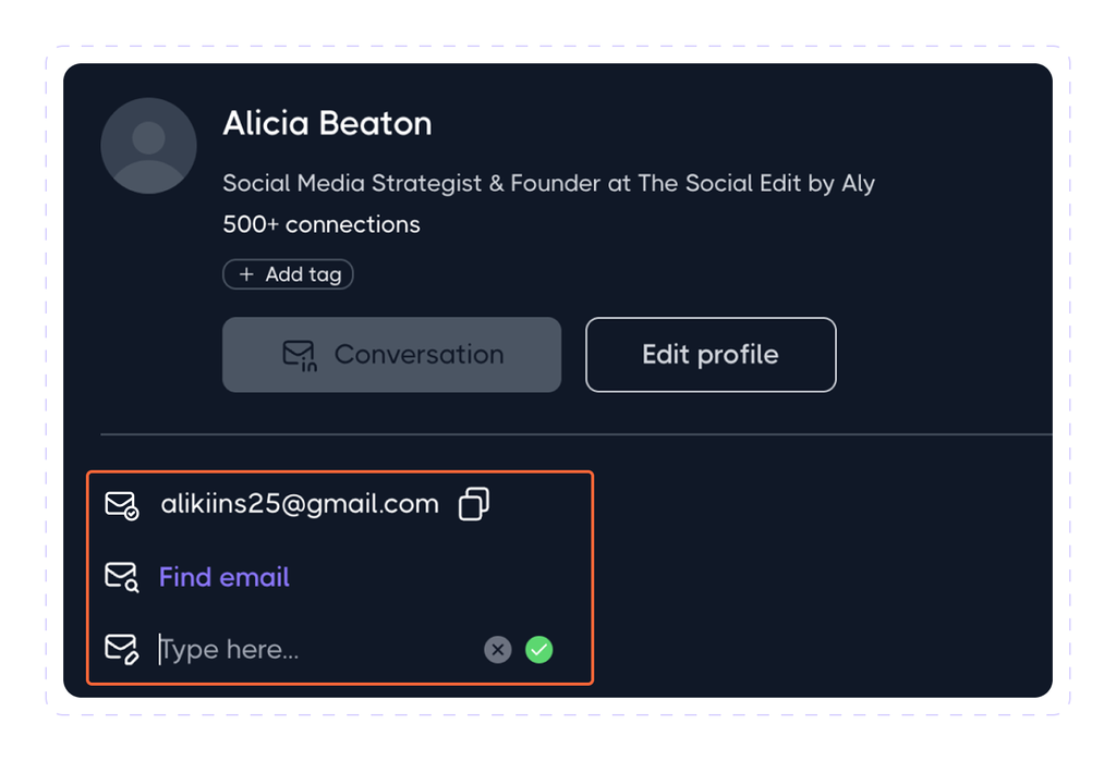 Custom email