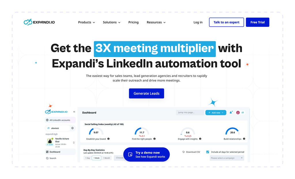 Expandi banner