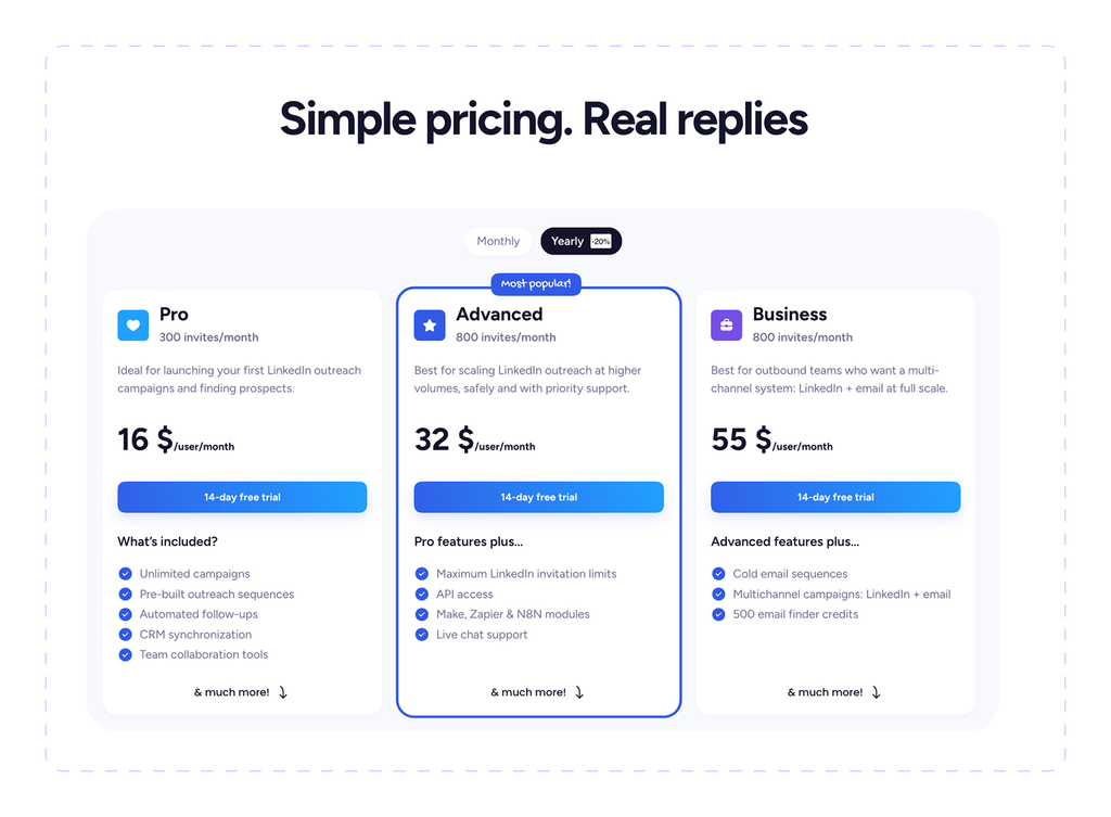 Waalaxy pricing