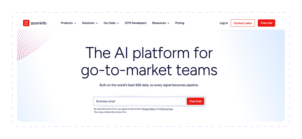 Zoominfo banner